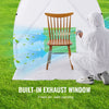 VEVOR Spray Paint Shelter, 60 x 60 x 70 in Pop-Up Portable Spray Paint Tent with Built-In Floor, Exhaust Window and Storage Bag, Foldable Paint Booth for Furniture, DIY Hobby Tool Painting Station