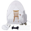 VEVOR Spray Paint Shelter, 60 x 60 x 70 in Pop-Up Portable Spray Paint Tent with Built-In Floor, Exhaust Window and Storage Bag, Foldable Paint Booth for Furniture, DIY Hobby Tool Painting Station