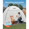 VEVOR Portable Paint Booth Tent, 91.7 x 67.7 x 74.8 inch Painting Tent Station, Spray Shelter with Built-in Floor & Mesh Screen, Large Space, Oxford Spray Painting Tents for Cupboard, Chairs, Tables