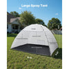 VEVOR Portable Paint Booth Tent, 115.35 x 90.55 x 74 inch Painting Tent Station, Spray Shelter with Built-in Floor & Mesh Screen, Large Space, Oxford Spray Painting Tents for Cupboard, Chairs, Tables
