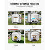VEVOR Portable Paint Booth Tent, 28.3 x 28.5 x 29.5 inch Pop-Up Portable Spray Paint Tent with Mesh Door, Spray Painting Tents for Cabinets, Chairs, Models, Tables, Pop-Up Design, Efficient Airflow
