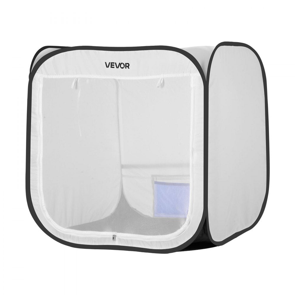 VEVOR Portable Paint Booth Tent, 28.3 x 28.5 x 29.5 inch Pop-Up Portable Spray Paint Tent with Mesh Door, Spray Painting Tents for Cabinets, Chairs, Models, Tables, Pop-Up Design, Efficient Airflow