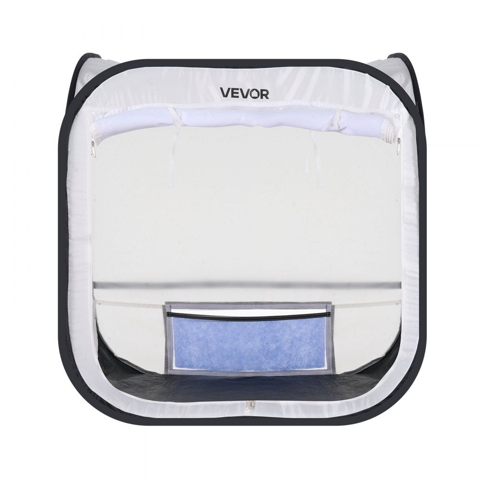 VEVOR Portable Paint Booth Tent, 28.3 x 28.5 x 29.5 inch Pop-Up Portable Spray Paint Tent with Mesh Door, Spray Painting Tents for Cabinets, Chairs, Models, Tables, Pop-Up Design, Efficient Airflow