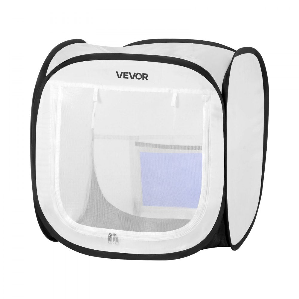 VEVOR Portable Paint Booth Tent, 15.94 x 15.94 x 16.9 inch Pop-Up Portable Spray Paint Tent with Mesh Door, Spray Painting Tents for Small Models, Sculptures, Vases, Photo Frames, Pop-Up Design