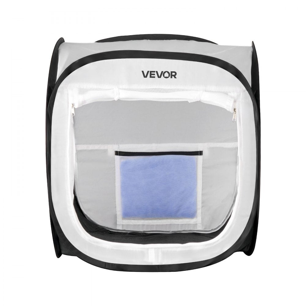 VEVOR Portable Paint Booth Tent, 15.94 x 15.94 x 16.9 inch Pop-Up Portable Spray Paint Tent with Mesh Door, Spray Painting Tents for Small Models, Sculptures, Vases, Photo Frames, Pop-Up Design