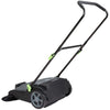 VEVOR Walk-behind Hand Push Floor Sweeper, 25.6" Sweeping Width Floor Sweeper Manual Non-Electric, 5-Gallon Waste Container, Angle & Height Adjustable Folding Handle for Walkway, Yard, Garage, Patio