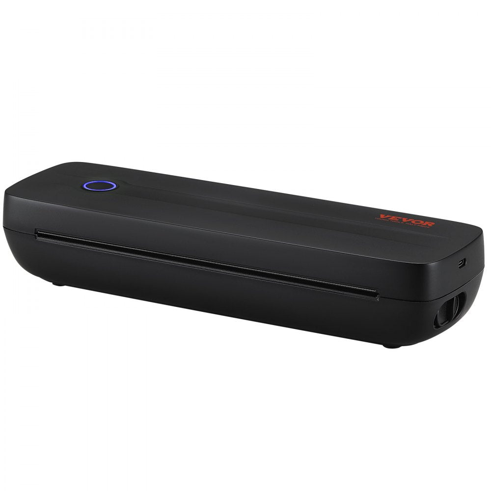 VEVOR Portable Thermal Printer - 2600mAh Battery, 300 DPI, Bluetooth Inkless Mobile Printer for A4, A5 & 8.5" x 11" Thermal Paper, Compatible with iOS, Android & Laptop, for Travel, Office & Home Use