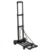 VEVOR Folding Hand Truck, 290 lbs Load Capacity, Collapsible Luggage Cart with 4 Wheels, 2 Elastic Ropes & Expandable Base, Utility Dolly Platform Cart for Airport Travel Luggage Office Moving, Black