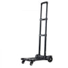 VEVOR Folding Hand Truck, 290 lbs Load Capacity, Collapsible Luggage Cart with 4 Wheels, 2 Elastic Ropes & Expandable Base, Utility Dolly Platform Cart for Airport Travel Luggage Office Moving, Black