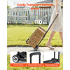 VEVOR Folding Hand Truck, 110 lbs Load Capacity, Collapsible Luggage Cart with 2 Wheels & 1 Elastic Rope, Utility Dolly Platform Cart for Airport Travel Furniture Luggage Office Moving, Black