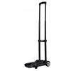 VEVOR Folding Hand Truck, 110 lbs Load Capacity, Collapsible Luggage Cart with 2 Wheels & 1 Elastic Rope, Utility Dolly Platform Cart for Airport Travel Furniture Luggage Office Moving, Black