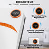 VEVOR Heat Press Machine, 7x6 inches Portable Shirt Printing Multifunctional Sublimation Transfer Heat Press Machine PTFE Coated, Easy Iron-on Press for T-shirts/Bags/HTV/Pillows Vinyl Projects