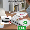 VEVOR Heat Press Machine, 7x6 inches Portable Shirt Printing Multifunctional Sublimation Transfer Heat Press Machine PTFE Coated, Easy Iron-on Press for T-shirts/Bags/HTV/Pillows Vinyl Projects