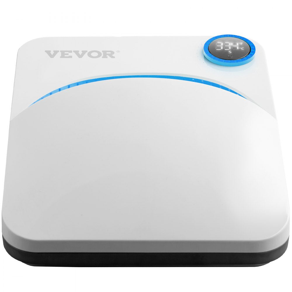 VEVOR Heat Press Machine,10"x12" Portable Shirt Printing Multifunctional Sublimation Transfer Heat Press Machine PTFE Coated, Easy Iron-on Press for T-shirts/Bags/Pillows/HTV Vinyl Projects