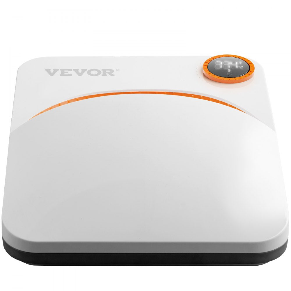 VEVOR Heat Press Machine,9x9inches Portable Shirt Printing Multifunctional Sublimation Transfer Heat Press Machine PTFE Coated, Easy Iron-on Press for T-shirts/HTV Vinyl/Bags/Pillows Projects