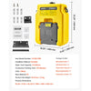 VEVOR Portable Eye Wash Station 14 Gal, OSHA-Approved Eyewash Station Wall-Mounted/On Flat Surface, Emergency Eye Wash Unit with 2 Sprays, First Aid Eyewash Units for Schools, Labs, Factories, Yellow
