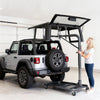 VEVOR Hard Top Remover Lift, 220 lbs, Jeep Hardtop Removal and Storage System, Quick & Easy One-Person Operation, Adjustable Height, for Jeep Wrangler YJ, TJ, JK, JL, 4XE, Ford Bronco 4 Door & 6 Gen+