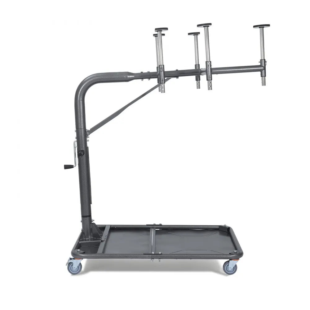 VEVOR Hard Top Remover Lift, 220 lbs, Jeep Hardtop Removal and Storage System, Quick & Easy One-Person Operation, Adjustable Height, for Jeep Wrangler YJ, TJ, JK, JL, 4XE, Ford Bronco 4 Door & 6 Gen+