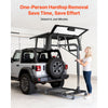 VEVOR Hard Top Remover Lift, 220 lbs, Foldable Jeep Hardtop Removal and Storage System, Easy One-Person Operation, Adjustable Height, for Jeep Wrangler YJ, TJ, JK, JL, 4XE, Ford Bronco 4 Door & 6 Gen+