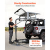 VEVOR Hard Top Remover Lift, 220 lbs, Foldable Jeep Hardtop Removal and Storage System, Easy One-Person Operation, Adjustable Height, for Jeep Wrangler YJ, TJ, JK, JL, 4XE, Ford Bronco 4 Door & 6 Gen+