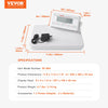 VEVOR Portable Medical Scale, Professional Physician Scale for Weighing - with Anti-slip Platform, 2 Units, Hold & Tare Function, Digital Physician Weight Scale for Gym Home Hospital, 440LBS Capacity