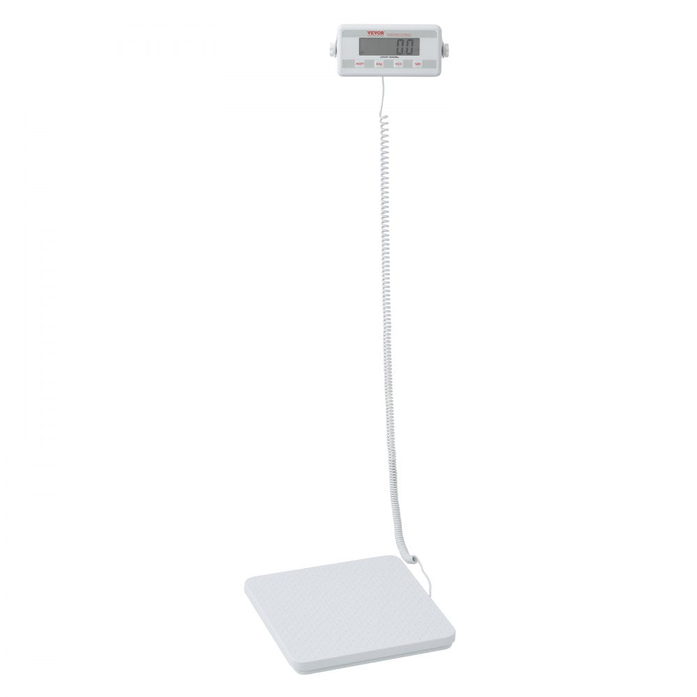 VEVOR Portable Medical Scale, Professional Physician Scale for Weighing - with Anti-slip Platform, 2 Units, Hold & Tare Function, Digital Physician Weight Scale for Gym Home Hospital, 440LBS Capacity