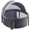VEVOR Portable Baby Bassinet, On-The-Go Baby Dome with Canopy & Developmental Toys, Quick-Folding Travel Crib, Lightweight Baby Cradle Infant Bed for Indoors/Outdoors, Suitable for 0-6 Months Newborns