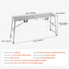 VEVOR Work Platform, 4 Gear Adjustable Height, Folding Alloy Steel Step Ladder, Portable Scaffolding Platform, 800 lb Load Capacity, Non-Slip Rubber Feet, Drywall Painting Stool, Cleaning & Washing