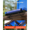 VEVOR Stadium Seat, Folding Bleacher Chair with Back Support and Thick Cushion, Padded Stadium Seat for Bleacher Includes Shoulder Strap, Hooks, Cup Holder, and Side Pocket, Blue Bleachers Chair