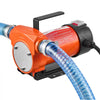 VEVOR Fuel Transfer Pump 12V DC 13 GPM Portable Electric Diesel Pump Kit, for Diesel and Kerosene, 1/5 HP Motor, Cast Iron Housing, with Manual Fuel Nozzle, Discharge Hose, Filter Screen, Hose Clamp