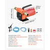 VEVOR Fuel Transfer Pump 12V DC 3.7 GPM Portable Electric Diesel Pump Kit, for Gasoline Diesel and Kerosene, 1/4 HP Motor, Cast Iron Housing, with Manual Fuel Nozzle, Discharge Hose, Filter Screen