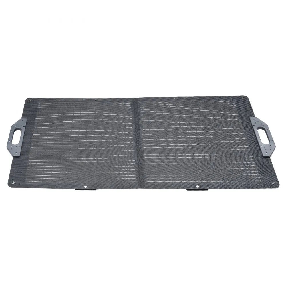 VEVOR 100W Foldable Solar Panel, 24% High-Efficiency Portable Monocrystalline Solar Panel Charger with MC4 Output, USB-A, Type-C & DC Ports, IP65 Waterproof for Power Stations, Camping, Hiking Trips
