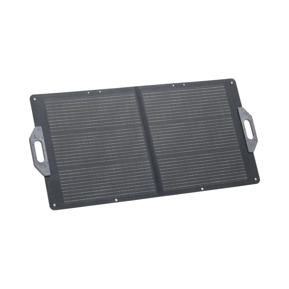 VEVOR 100W Foldable Solar Panel, 24% High-Efficiency Portable Monocrystalline Solar Panel Charger with MC4 Output, USB-A, Type-C & DC Ports, IP65 Waterproof for Power Stations, Camping, Hiking Trips