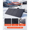 VEVOR 400W Foldable Solar Panel, 24% High-Efficiency Portable Monocrystalline Solar Panel Charger with MC4 Output & 10-in-1 DC Adapter, IP67 Waterproof for Power Stations, Camping, Hiking Trips