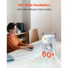 VEVOR Portable Air Conditioner, 4-in-1 Evaporative Air Cooler, 3-Speed Mini Air Conditioner with Smart Timer, 600ml Water Tank, 7-Color Light, Personal Mini Desk AC Fan for Bedroom Office Room