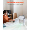 VEVOR Portable Air Conditioner, 4-in-1 Evaporative Air Cooler, 3-Speed Mini Air Conditioner with 0-7H Smart Timer, 700ml Water Tank, 7-Color Light, Personal Mini Desk AC Fan for Bedroom Office Room