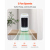 VEVOR Portable Air Conditioner, 4-in-1 Evaporative Air Cooler, 3-Speed Mini Air Conditioner with 0-7H Smart Timer, 1700ml Water Tank, 7-Color Light, Personal Mini Desk AC Fan for Bedroom Office Room