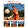 VEVOR Baseball Batting Cage, 22.2 x 12.1 x 7.9 FT Freestanding Portable Batting Cage, Hitting Cages with 4-Ply Knotless Polyester & Pitching Machine Opening, Battings Cages Netting for Indoor Outdoor