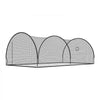 VEVOR Baseball Batting Cage, 22.2 x 12.1 x 7.9 FT Freestanding Portable Batting Cage, Hitting Cages with 4-Ply Knotless Polyester & Pitching Machine Opening, Battings Cages Netting for Indoor Outdoor