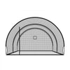 VEVOR Baseball Batting Cage, 22.2 x 12.1 x 7.9 FT Freestanding Hitting Net, for Indoor Outdoor Practice, 4-Ply Knotless Polyester Netting, Pitching Machine Opening, Baseball Hitting Trainer for Team