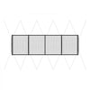VEVOR Baseball Batting Cage, 40.0 x 12.1 x 10.0 FT Freestanding Hitting Net, for Indoor Outdoor Practice, 4-Ply Knotless Polyester Netting, Pitching Machine Opening, Baseball Hitting Trainer for Team
