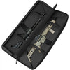 VEVOR Rifle Bag, 42 inch Tactical Double Long Gun Bag, Soft Rifle Case with Lockable Zipper, Portable Handle & Shoulder Strap, 3 Large Storage Pockets Rifle Case for Two 40" Rifles & 2 Pistols, Black