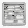 VEVOR 20 inch Shutter Exhaust Fan, Wall Mounted Attic Vent Fan with 3000 CFM Airflow, AC Motor, Heavy-duty Steel Construction, Low Noise for Shed, Garage, Greenhouse Ventilation Cooling, Silver