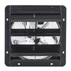 VEVOR 12 inch Shutter Exhaust Fan, Wall Mounted Attic Vent Fan with Variable Speed Controller, 1100 CFM, AC Motor, Heavy-duty Steel, Low Noise for Shed, Garage, Greenhouse Ventilation Cooling, Black