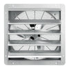 VEVOR 24'' Shutter Exhaust Fan, High-speed 3320 CFM, Aluminum Wall Mount Attic Fan with AC-motor, Ventilation and Cooling for Greenhouses, Garages, Sheds, Shops, FCC