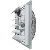 VEVOR 24'' Shutter Exhaust Fan, High-speed 3320 CFM, Aluminum Wall Mount Attic Fan with AC-motor, Ventilation and Cooling for Greenhouses, Garages, Sheds, Shops, FCC