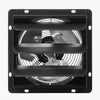 VEVOR 12 inch Shutter Exhaust Fan, Wall Mounted Attic Vent Fan with Smart Programming Variable Speed Temperature Control, 1500 CFM,EC Motor,Timer, for Shed,Garage,Greenhouse Ventilation Cooling,Black