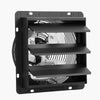 VEVOR 12 inch Shutter Exhaust Fan, Wall Mounted Attic Vent Fan with Smart Programming Variable Speed Temperature Control, 1500 CFM,EC Motor,Timer, for Shed,Garage,Greenhouse Ventilation Cooling,Black