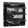 VEVOR 10 inch Shutter Exhaust Fan, Wall Mounted Attic Vent Fan with Smart Programming Variable Speed Temperature Control, 1000 CFM,EC Motor,Timer, for Shed,Garage,Greenhouse Ventilation Cooling,Black