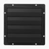 VEVOR 14 inch Shutter Exhaust Fan, Wall Mounted Attic Vent Fan with Smart Programming Variable Speed Temperature Control, 2000 CFM,EC Motor,Timer, for Shed,Garage,Greenhouse Ventilation Cooling,Black